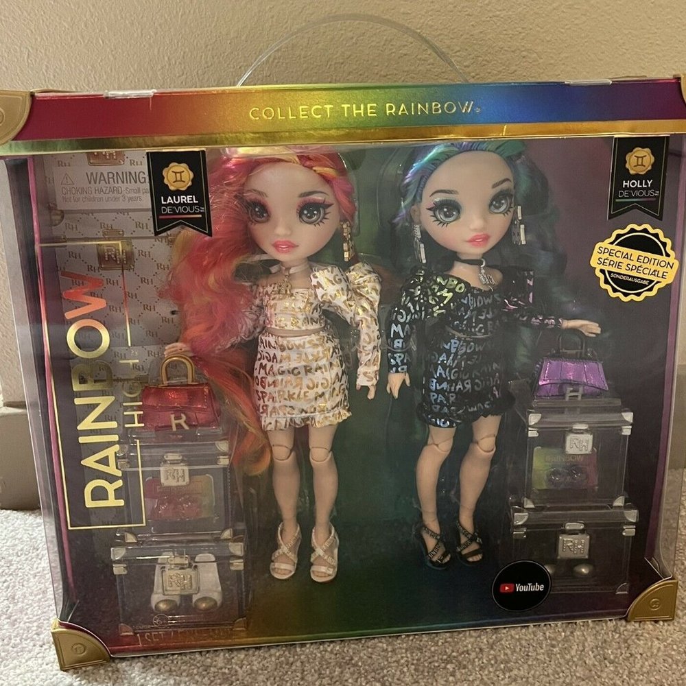 COPY - COPY - Rainbow High, Special Edition Twin Pack Fashion Dolls, Laurel & H…
